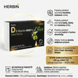 HERBIN D3 vitaminas 4000TV OLIVE Forte Extra Strong maisto papildas, 60 kapsulių-Sveikatai-Damų Kampelis