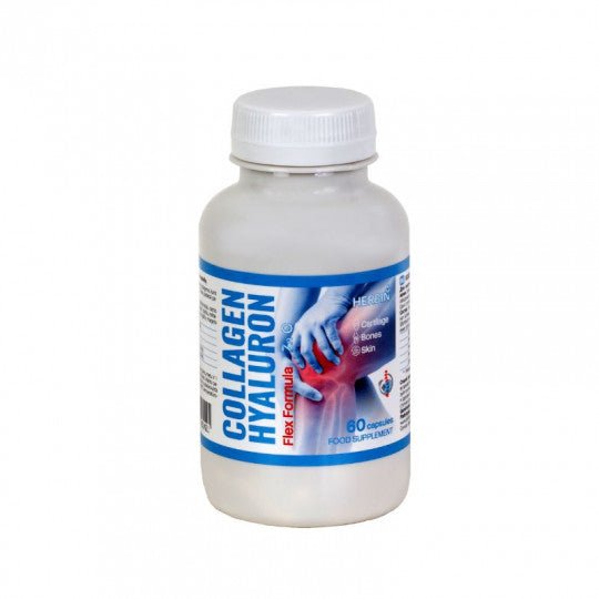 HERBIN Kolagenas Hialuronas Flex Formula, 60 kapsulių-Maisto papildai-Damų Kampelis
