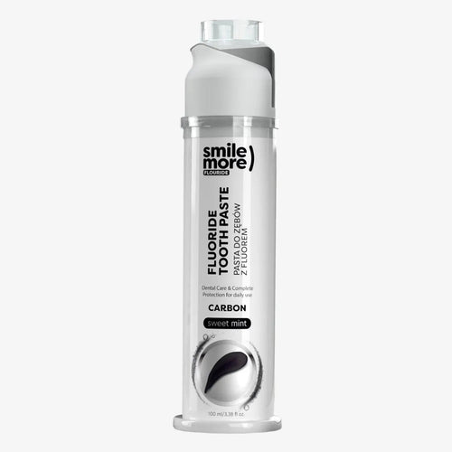 HISKIN Smile More stipriai balinanti mėtų skonio dantų pasta su dozatoriumi, 100 ml - sveikatai - Damų Kampelis
