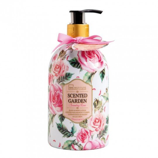 IDC INSTITUTE kūno losjonas Scented Garden Rose, 500 ml - kūnui - Damų Kampelis