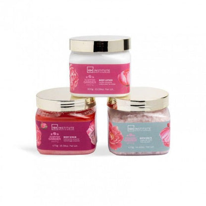 IDC INSTITUTE „Scented Garden Peony“ 3 dalių dovanų rinkinys - kūnui - Damų Kampelis