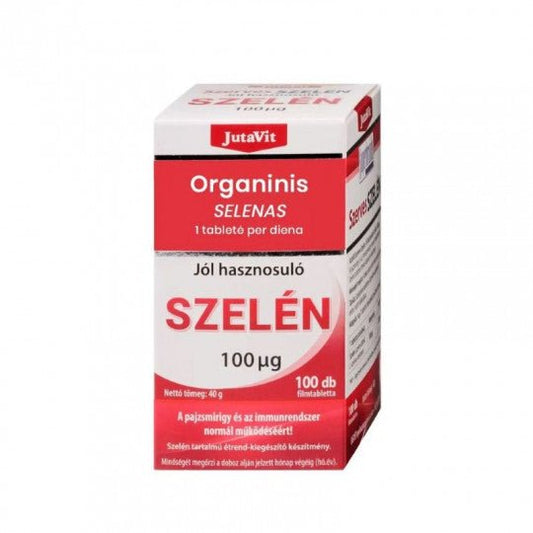 JUTAVIT Organinis selenas ( 100µg ), 100 tablečių maisto papildas-Sveikatai-Damų Kampelis
