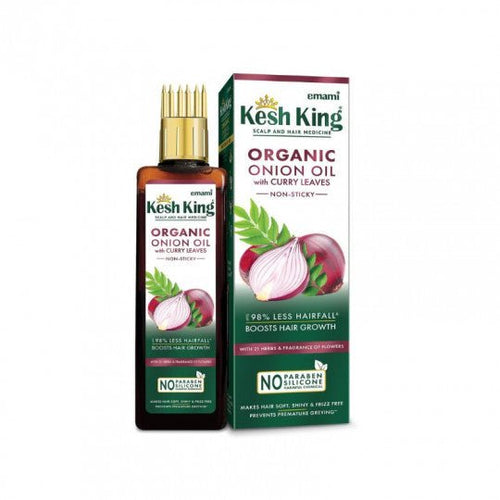 KESH KING svogūnų aliejus plaukams su kario lapais ir žolelėmis, 100 ml - plaukams - Damų Kampelis