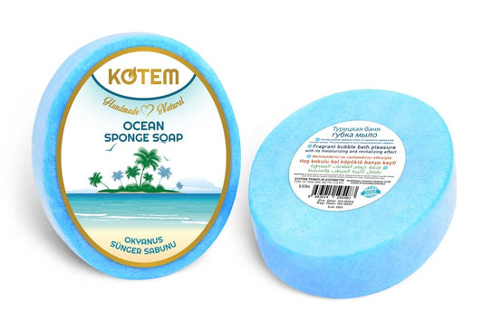 KOTEM Kempinė-muilas Ocean Sponge Soap, 125 g.-kūnui-Damų Kampelis