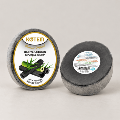 KOTEM Kempinė-muilas(pasirinkite aromatą), 125g-Kūnui-Damų Kampelis