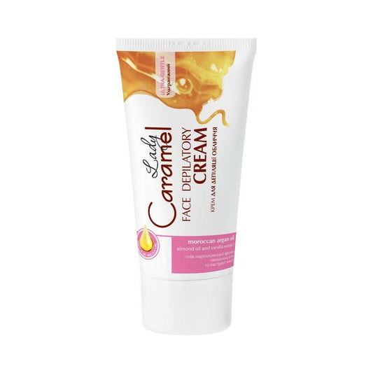 LADY CARAMEL depiliacinis kremas veidui, 50 ml-Depiliacinės priemonės-Damų Kampelis