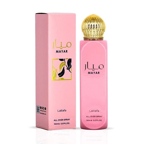 Lattafa Mayar Pink kūno dulksna moterims, 150 ml-kvapai-Damų Kampelis