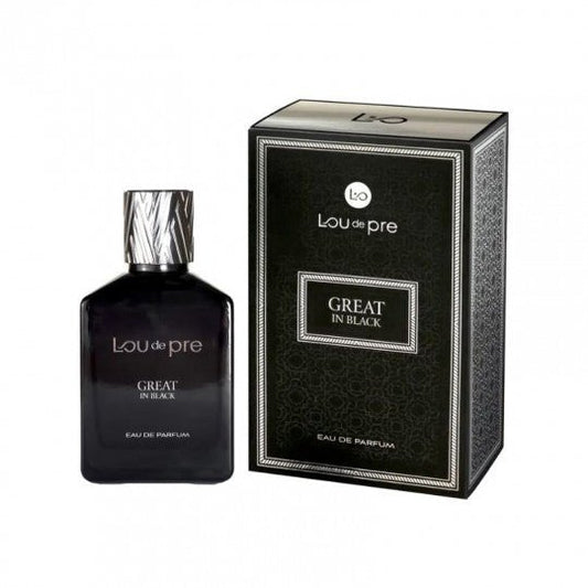 LOU DE PRE parfumuotas vanduo vyrams Great in Black, 90 ml - kvapai - Damų Kampelis