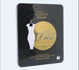 LUSIDINA Little Black Dress Black Gold balinamoji-drėkinamoji lakštinė veido kaukė, 6 vnt. x 30 ml-Veidui-Damų Kampelis