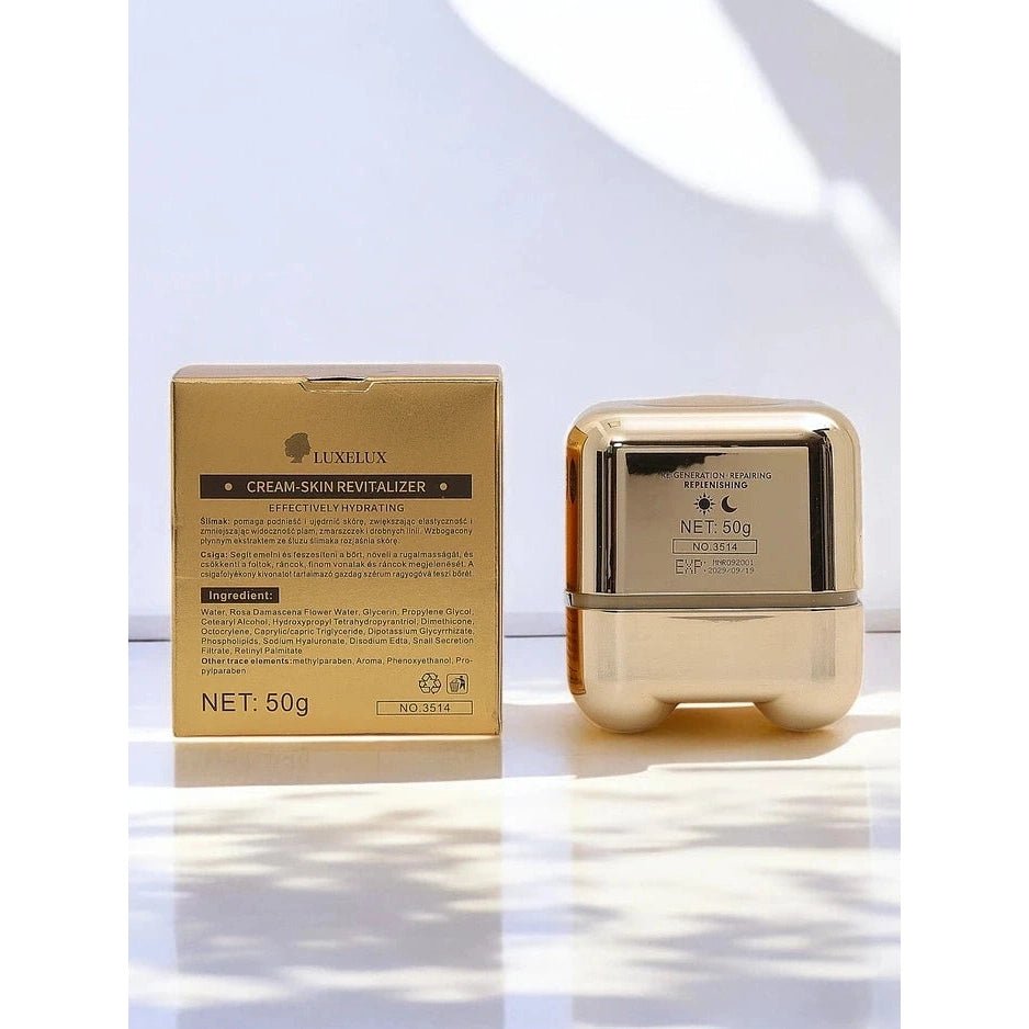Luxelux drėkinamasis kremas veidui su sraigių mucinu 50 ml - veidui - Damų Kampelis