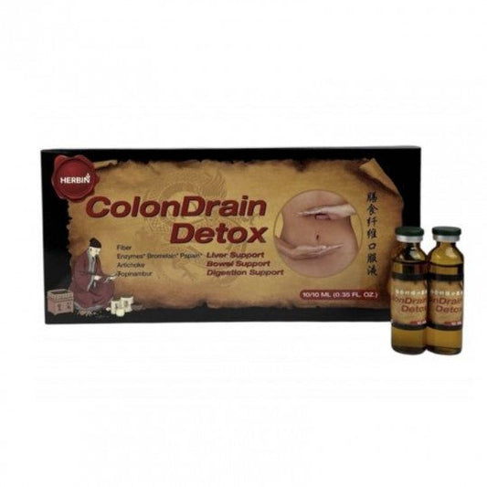 Maisto papildas HERBIN ColonDrain Detox, 10 x 10 ml-Sveikatai-Damų Kampelis