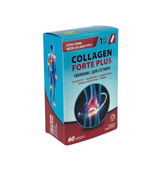 Maisto papildas MAXIVITA Collagen Forte Plus sąnariams, 60 kapsulių-Sveikatai-Damų Kampelis