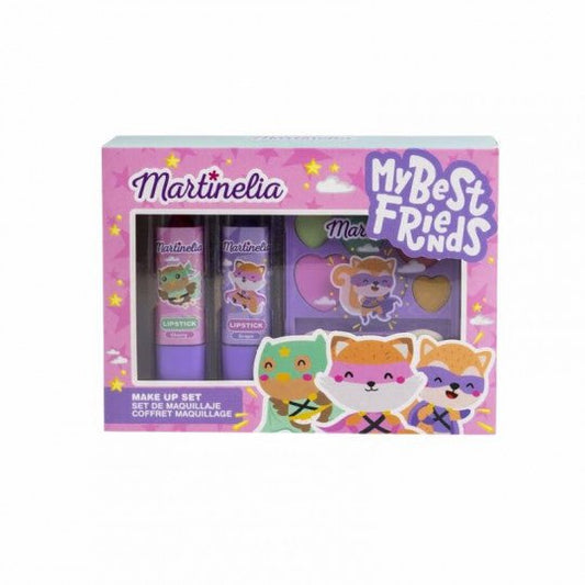MARTINELIA makiažo rinkinys My Best Friends (2 lūpų dažai, akių šešėlių paletė) - veidui - Damų Kampelis