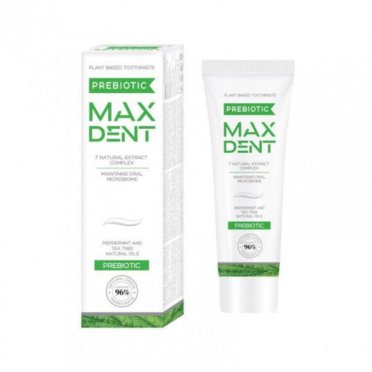 MAXDENT dantų pasta su 7 ekstraktų kompleksu Prebiotic, 75 ml-Dantų pasta-Damų Kampelis