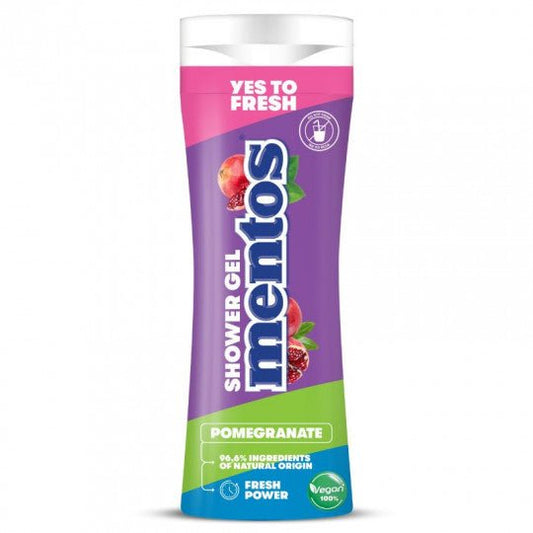MENTOS dušo želė granatų aromato, 300 ml - kūnui - Damų Kampelis