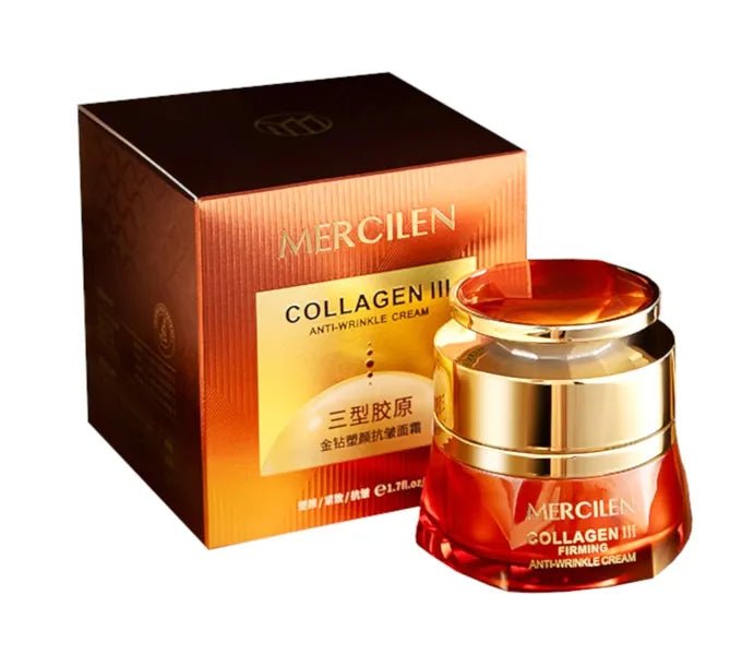 MERCILEN Collagen III veido kremas dieninis/naktinis, 50 ml-Veido priežiūra-Damų Kampelis