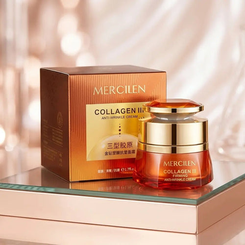 MERCILEN Collagen III veido kremas dieninis/naktinis, 50 ml-Veido priežiūra-Damų Kampelis