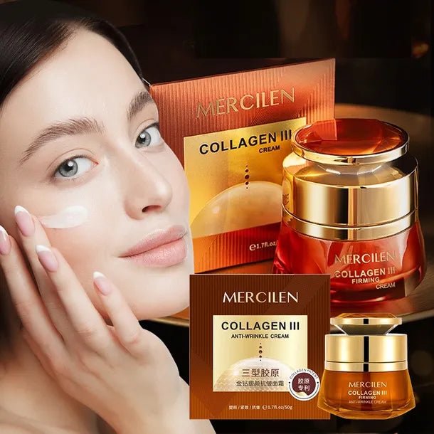MERCILEN Collagen III veido kremas dieninis/naktinis, 50 ml-Veido priežiūra-Damų Kampelis