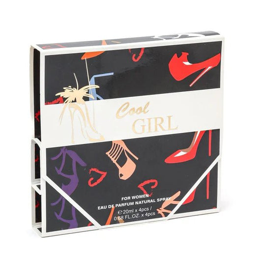 MYSTICAL COOL GIRL moteriškų kvepalų dovanų rinkinys/Carolina Herrera Good Girl imitacija, 4x20ml. - kūnui - Damų Kampelis