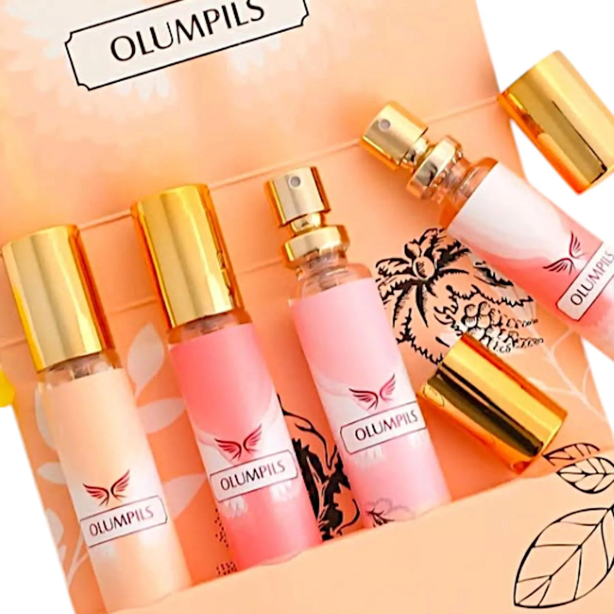 MYSTICAL Olumpils – mini kvepalų rinkinys (4x 20ml) EDP - kūnui - Damų Kampelis