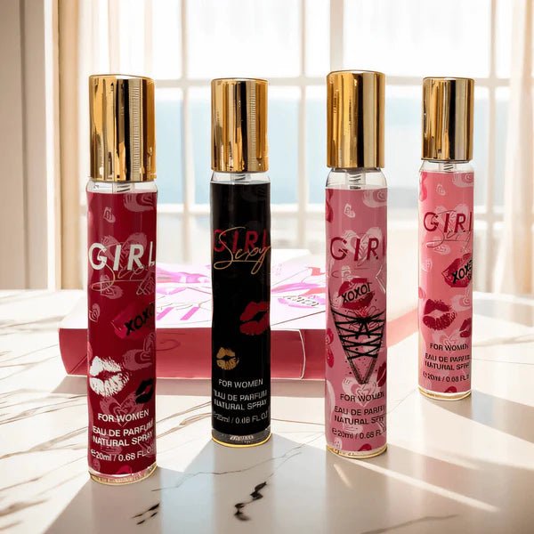 MYSTICAL SEXY GIRL moteriškų kvepalų dovanų rinkinys/Carolina Herrera Good Girl imitacija, 4x20ml.  - kūnui - Damų Kampelis