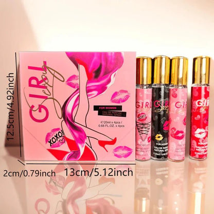 MYSTICAL SEXY GIRL moteriškų kvepalų dovanų rinkinys/Carolina Herrera Good Girl imitacija, 4x20ml.  - kūnui - Damų Kampelis