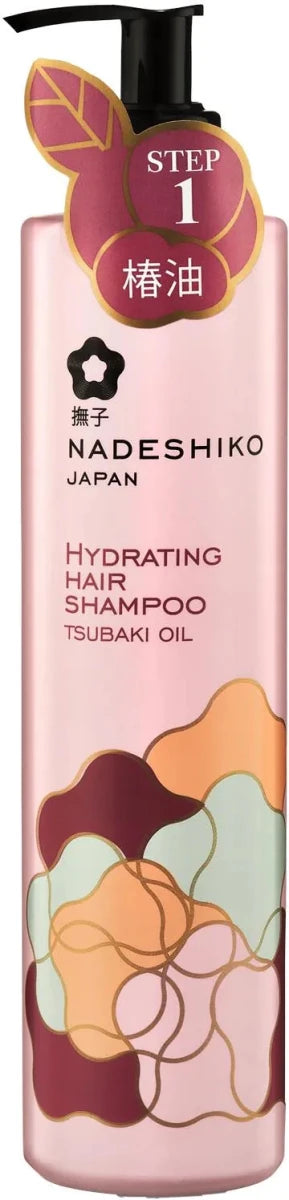 NADESHIKO Drėkinantis plaukų šampūnas su Tsubaki aliejumi, 400 ml. - plaukams - Damų Kampelis