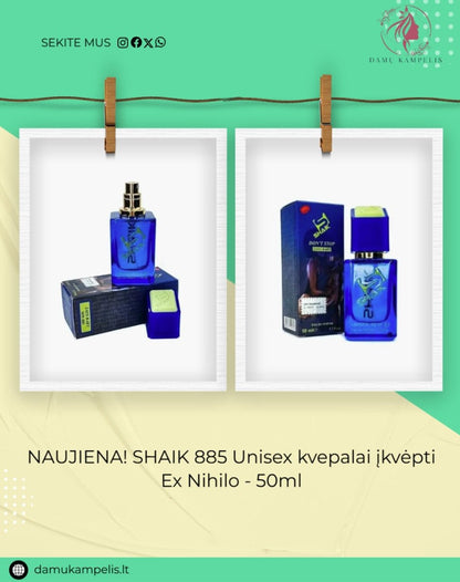 NAUJIENA! SHAIK 885 Unisex kvepalai įkvėpti Ex Nihilo - 50ml - kvapai - Damų Kampelis