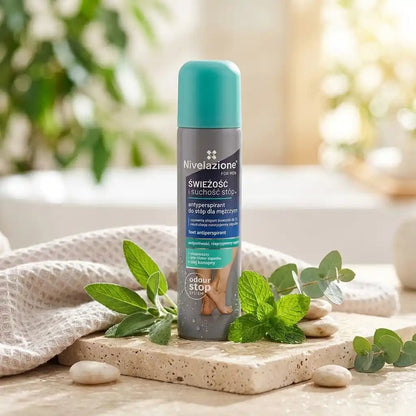 Nivelazione pėdų antiperspirantas vyrams, 180 ml-Pėdų priežiūros priemonės-Damų Kampelis