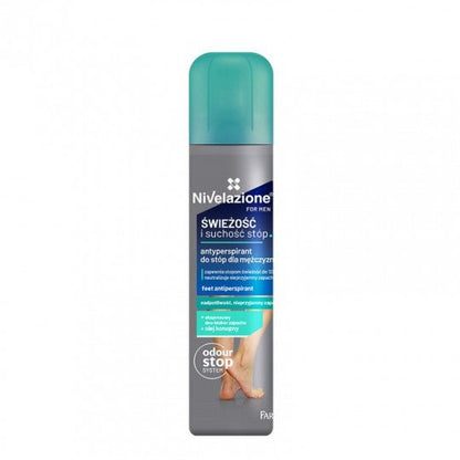 Nivelazione pėdų antiperspirantas vyrams, 180 ml-Pėdų priežiūros priemonės-Damų Kampelis