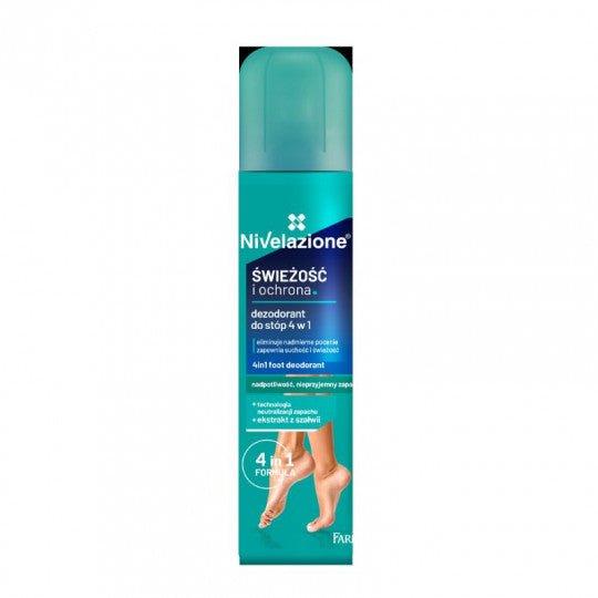 Nivelazione pėdų dezodorantas 4in1, 180 ml-Pėdų priežiūros priemonės-Damų Kampelis