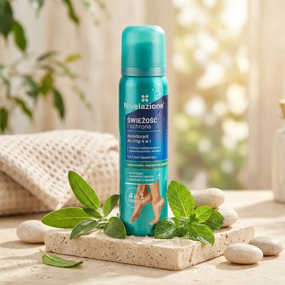 Nivelazione pėdų dezodorantas 4in1, 180 ml-Pėdų priežiūros priemonės-Damų Kampelis
