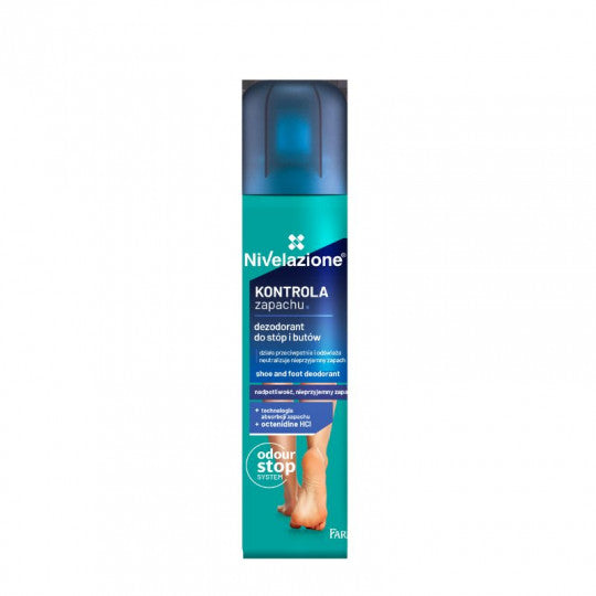 NIVELAZIONE pėdų ir avalynės dezodorantas, naikinantis nemalonius kvapus, 180 ml