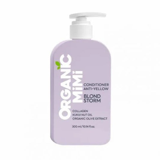ORGANIC MIMI Blond Storm kondicionierius šviesiems plaukams mažinantis geltonumą, 300 ml - Plaukams - Damų Kampelis