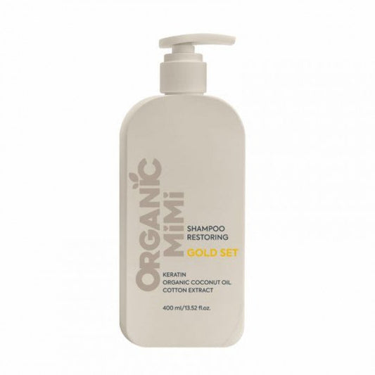 ORGANIC MIMI šampūnas atstatomasis Gold Set, 400 ml - Plaukams - Damų Kampelis