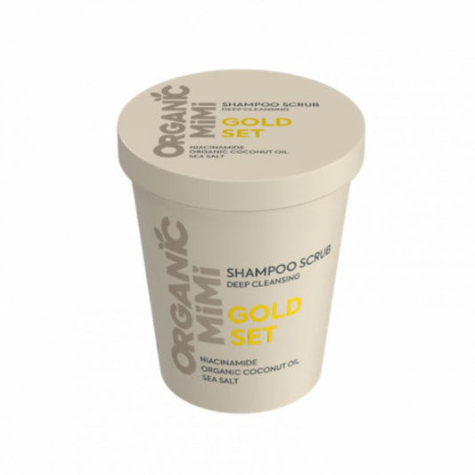 ORGANIC MIMI šampūnas-šveitiklis valomasis Gold Set, 310 g Organic Mimi