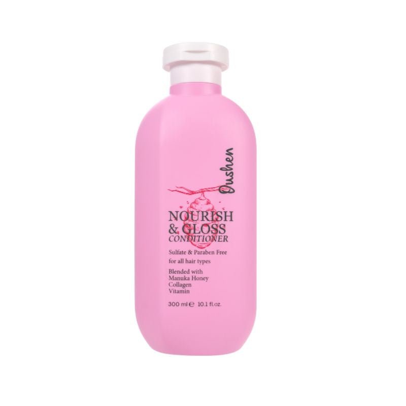 OUSHEN maitinamasis kondicionierius Nourish & Gloss, 300 ml-plaukams-Damų Kampelis