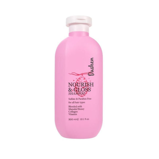 OUSHEN maitinamasis šampūnas Nourish & Gloss, 300 ml-plaukams-Damų Kampelis