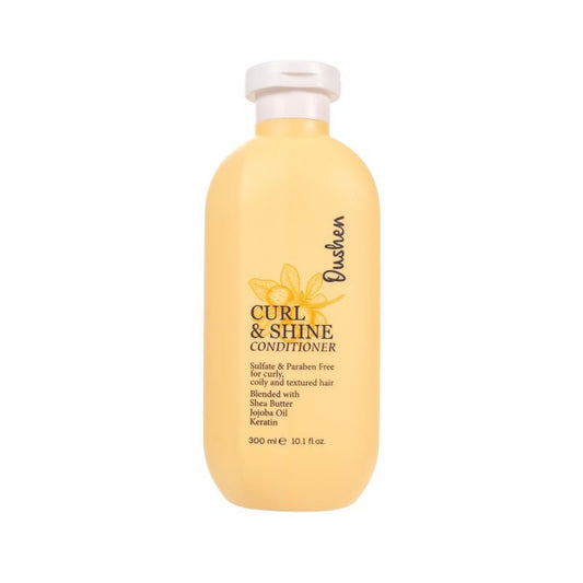 OUSHEN švelnumo ir žvilgesio suteikiantis kondicionierius Curl & Shine, 300 ml-plaukams-Damų Kampelis