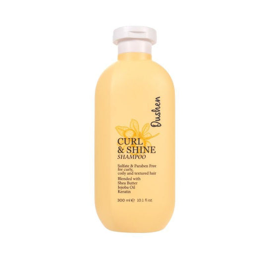 OUSHEN švelnumo ir žvilgesio suteikiantis šampūnas Curl & Shine, 300 ml-plaukams-Damų Kampelis