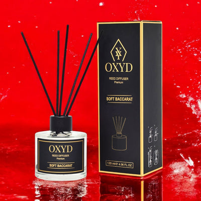 OXYD Soft Baccarat namų kvapas su lazdelėmis 120 ml. - kvapai - Damų Kampelis