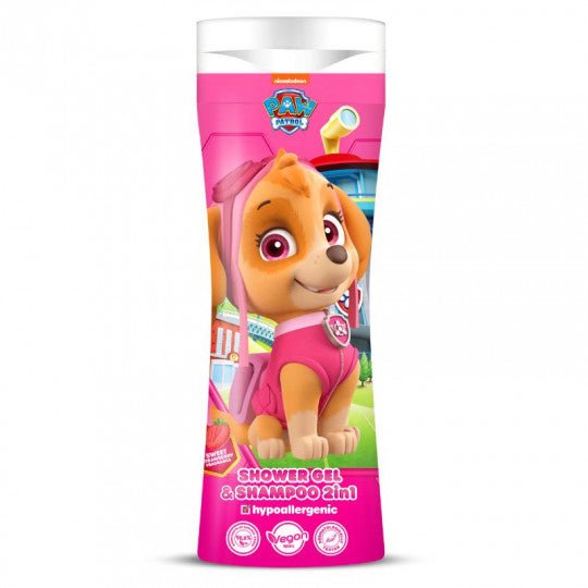PAW PATROL dušo želė ir šampūnas braškių aromato 2in1, 300 ml. - kūnui - Damų Kampelis