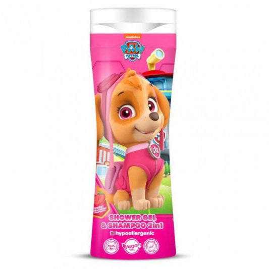PAW PATROL dušo želė ir šampūnas braškių aromato 2in1, 300 ml. - kūnui - Damų Kampelis