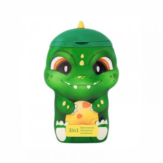 EDG dušo želė, šampūnas ir kondicionierius 3in1 Dinozauras Geko 3D, 400 ml - plaukams - Damų Kampelis