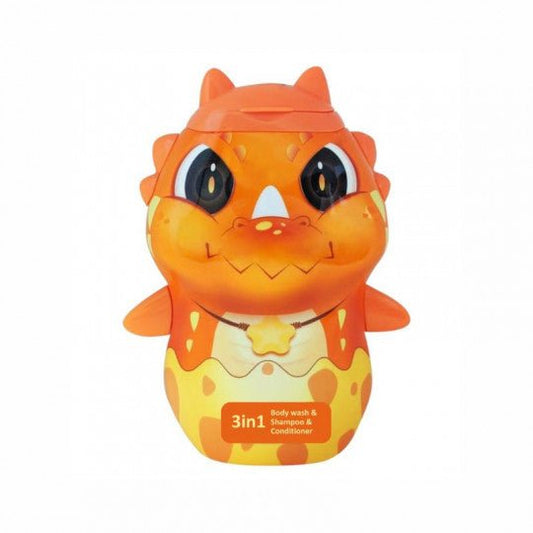 EDG dušo želė, šampūnas ir kondicionierius 3in1 Dinozauras Trikis 3D, 400 ml - plaukams - Damų Kampelis