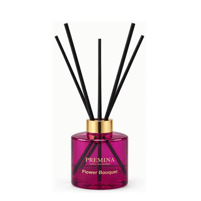 PREMINA Flower Bouquet namų kvapas su lazdelėmis, 120 ml-kvapai-Damų Kampelis