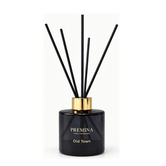 PREMINA Old Town namų kvapas su lazdelėmis, 120 ml-kvapai-Damų Kampelis