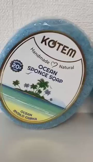 KOTEM Kempinė-muilas Ocean Sponge Soap, 125 g.