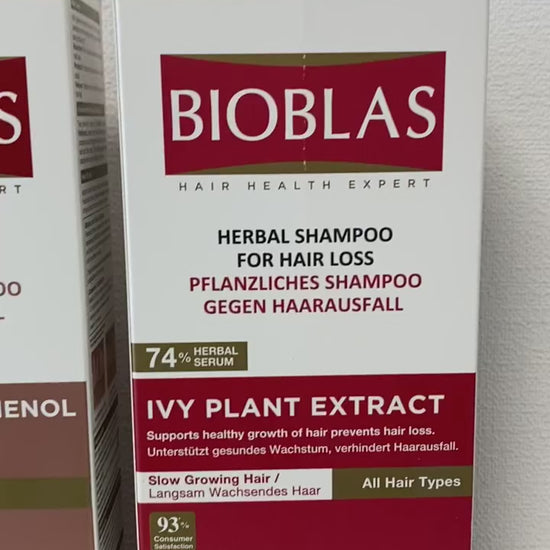 Bioblas energetinis šampūnas su kofeinu ir ženšeniu, 360 ml video