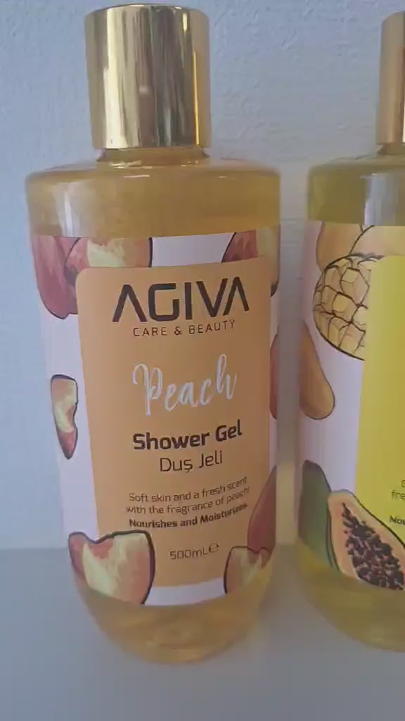 AGIVA dušo geliai video, 500 ml